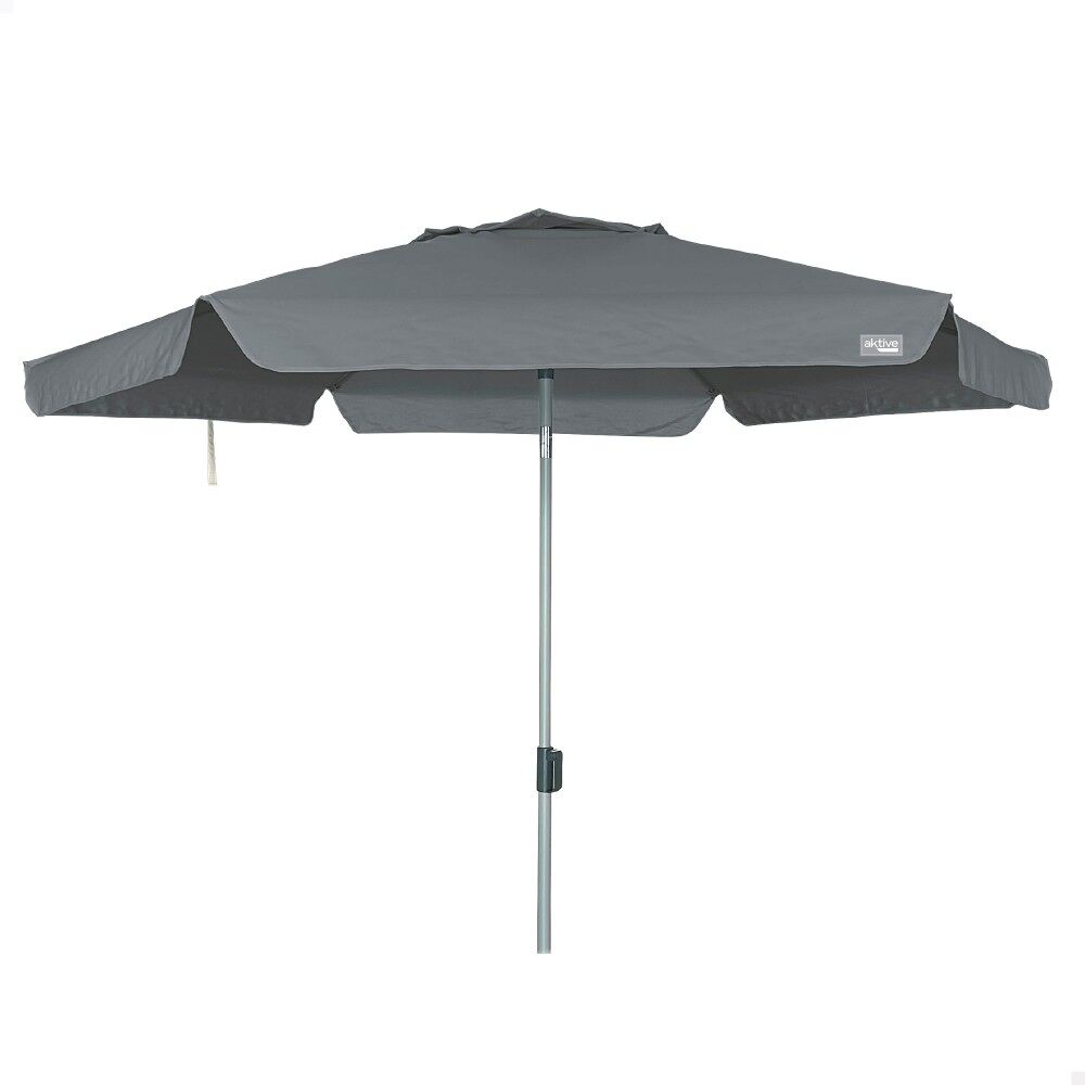 Aktive guarda-sol de jardim grande basculante hexagonal antracite 230 cm uv50