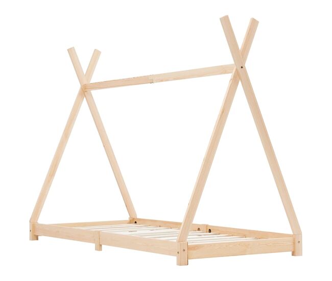Vidaxl estrutura de cama para crianças 90x200 cm pinho maciço