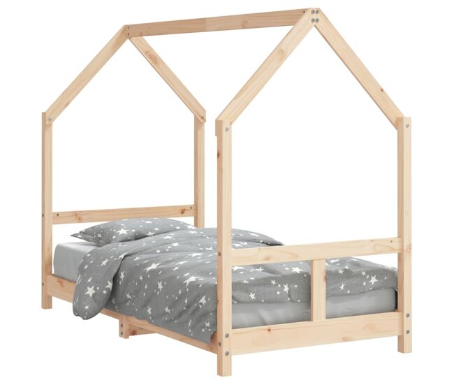 Vidaxl estrutura de cama infantil 80x160 cm pinho maciço