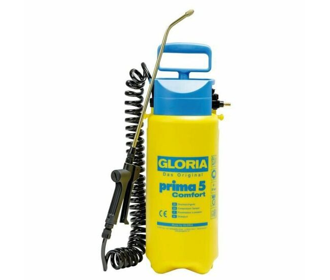 Pulverizador a pressão para o jardim gloria prima 5 comfort plástico 5 l