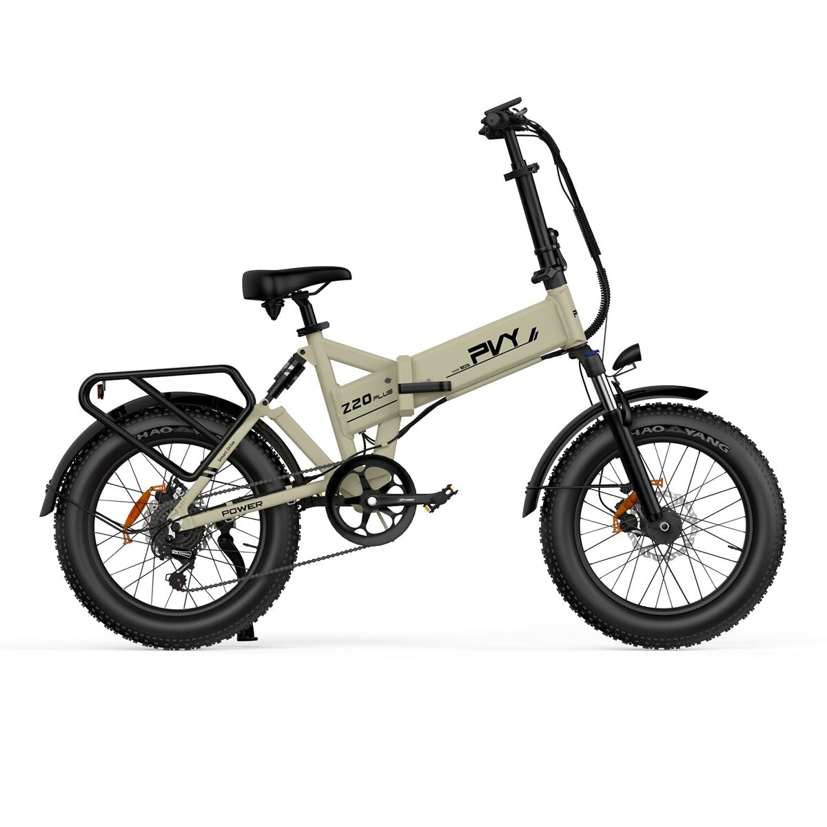 Bicicleta Elétrica PVY Z20 Plus 1000 - Potência 250W