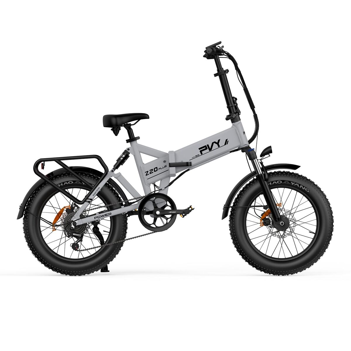 Nova bicicleta elétrica pvy z20 plus 1000 - 250w, bateria 48v16.5ah, autonomia 120km