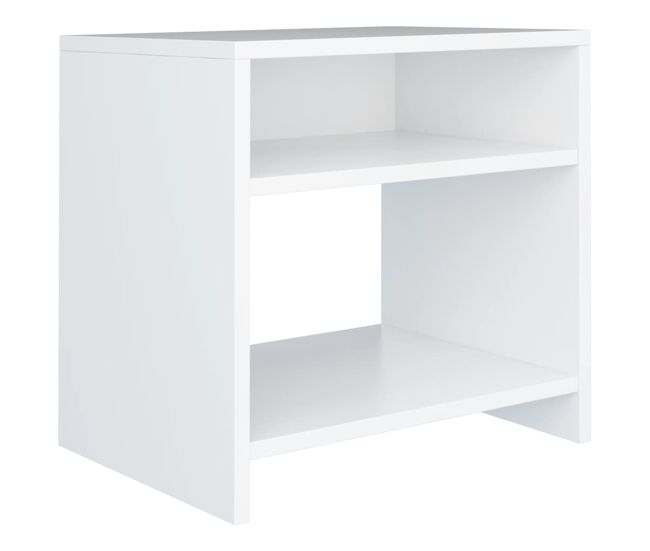 Vidaxl mesa de cabeceira 40x30x40 cm derivados de madeira branco