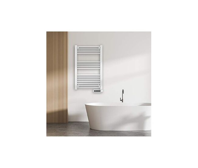 Cecotec toalheiro elétrico com 500 w, ecrã led, controlo tátil, programador semanal, 3 modos, temperatura selecionável e máxima