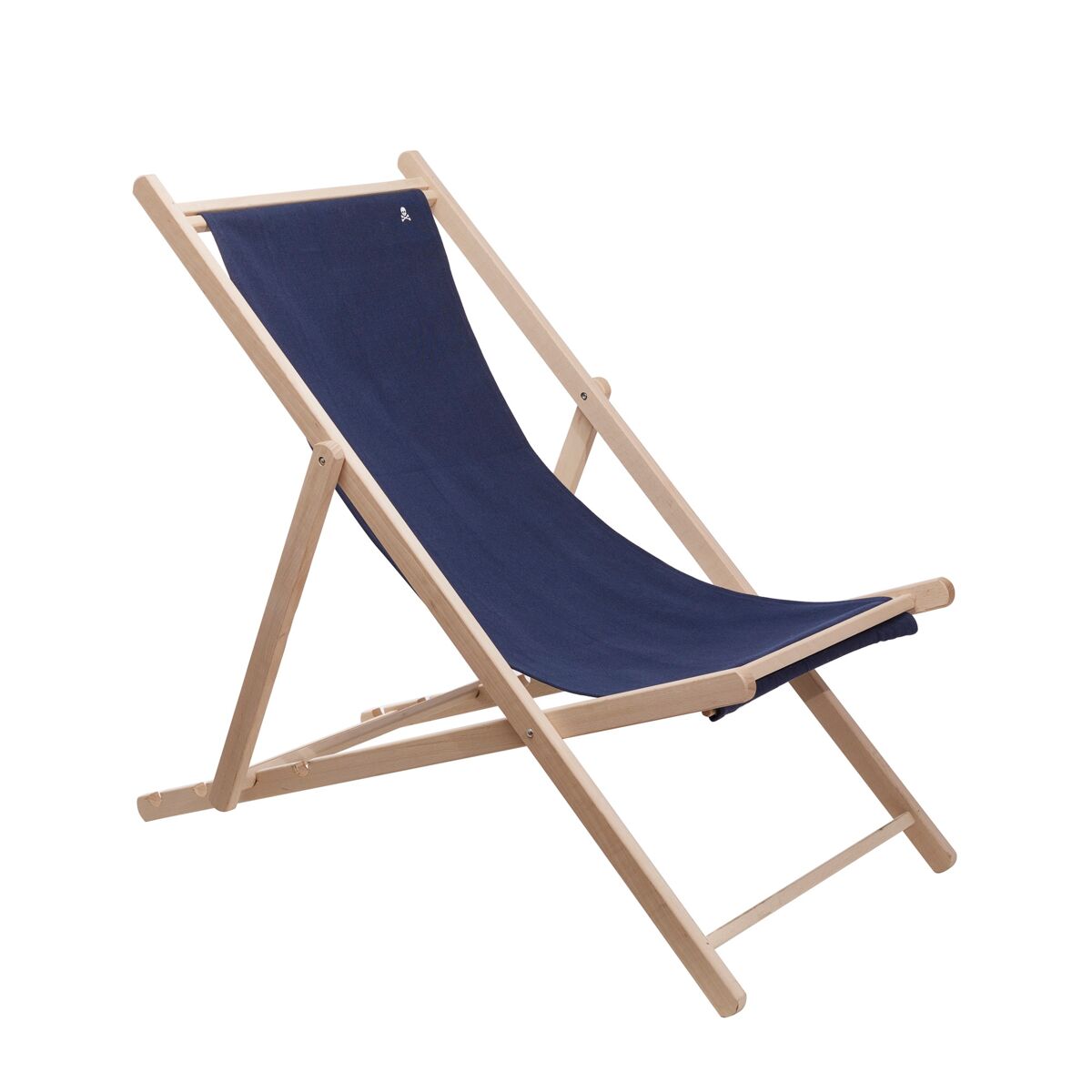 Rede dobrável de madeira de faia sem lona de braços