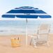 Guarda-sol Ø180 cm c/mastro basculante e proteção UV50 Aktive Guarda-sol Ø180 cm c/mastro basculante e proteção UV50 Aktive Azul