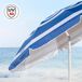 Guarda-sol Ø180 cm c/mastro basculante e proteção UV50 Aktive Guarda-sol Ø180 cm c/mastro basculante e proteção UV50 Aktive Azul