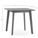Conjunto de mesa e 4 cadeiras de jantar Venus 80x80 Conjunto de mesa e 4 cadeiras de jantar Venus 80x80 Nogal