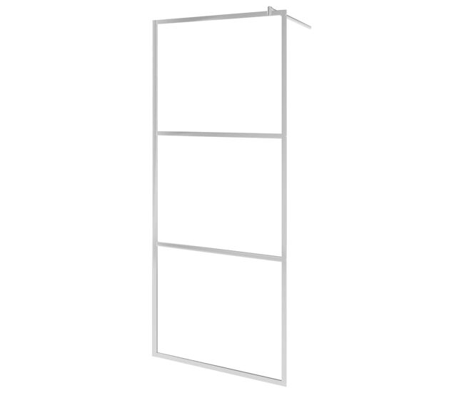 Vidaxl divisória de chuveiro 140x195 cm vidro transparente esg