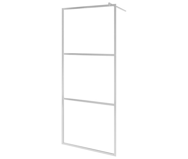 Vidaxl divisória de chuveiro 100x195 cm vidro fosco esg