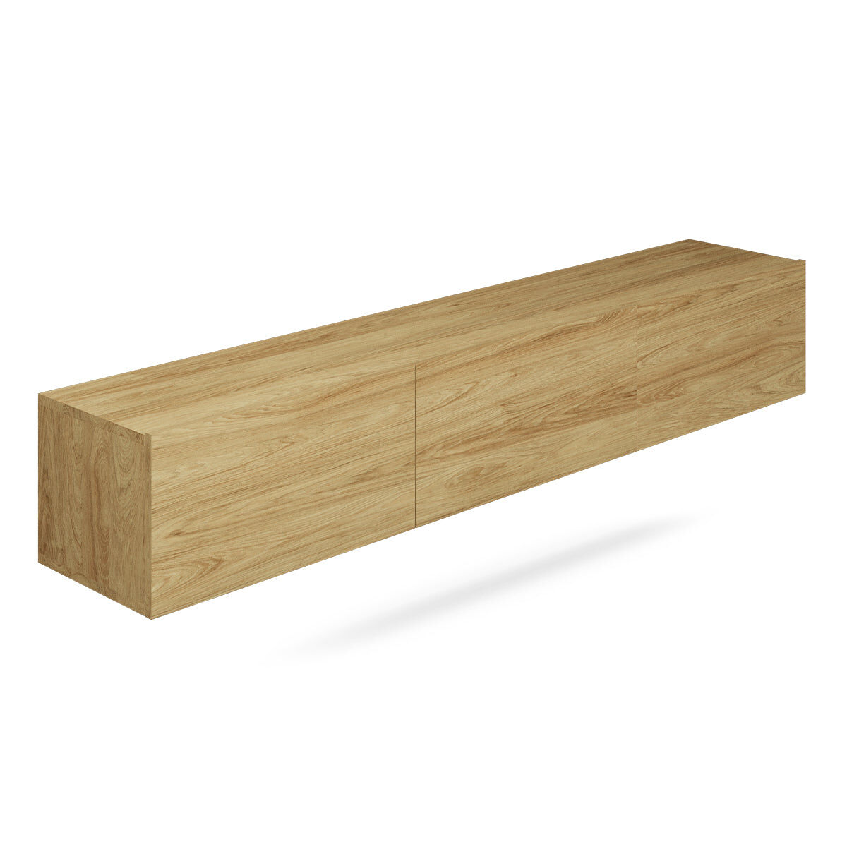 Móvel para televisão de parede com 3 portas idao wood, 180 cm