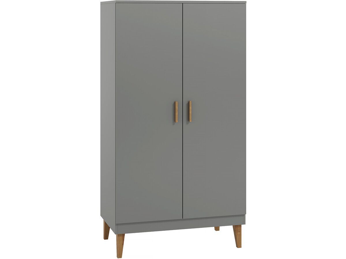 Roupeiro 2 portas kocot kids kubi gris
