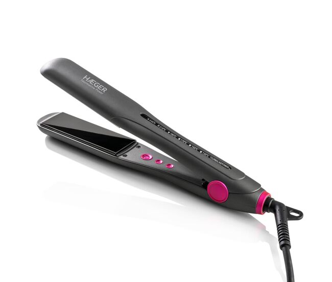 Alisador de cabelo haeger tourmaline power - cerâmica, 130ºc a 230ºc