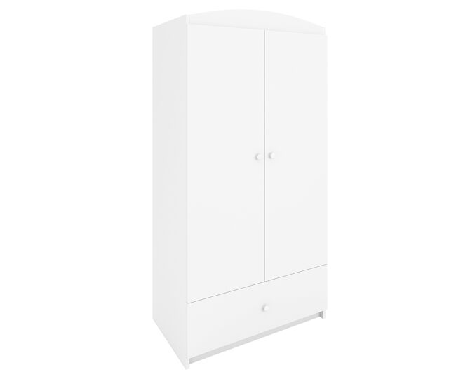 Kocot kids babydream roupeiro de 2 portas e 1 gaveta - branco