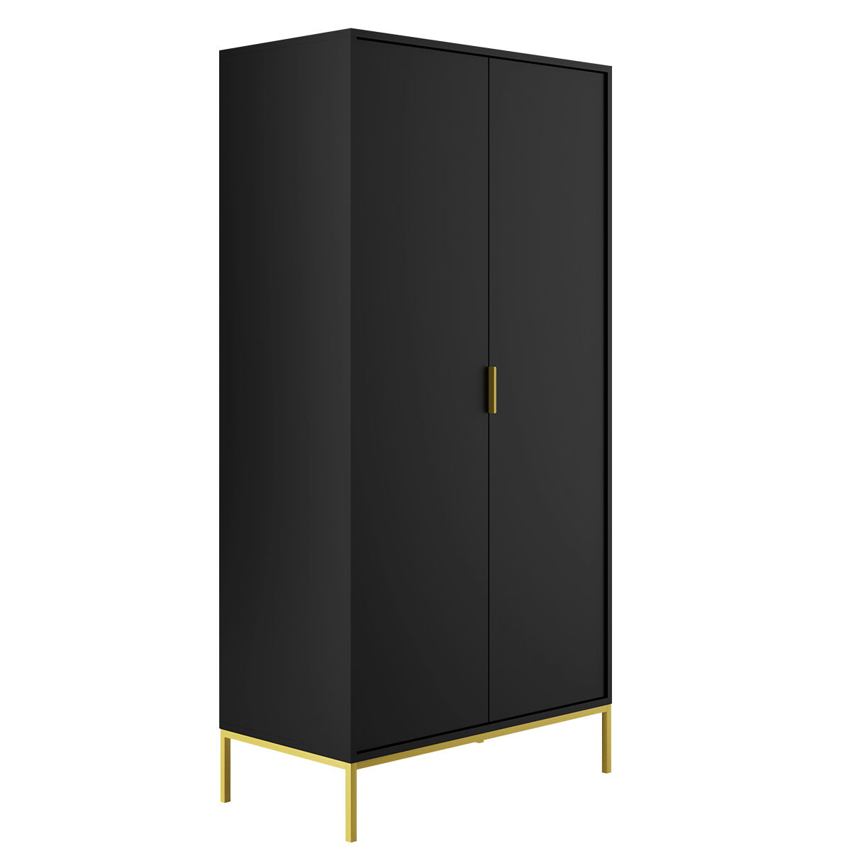 Roupeiro 2 portas Seattle 100 Preto