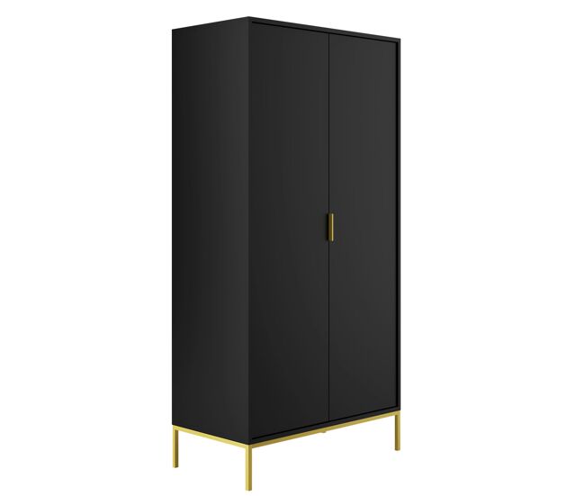 Roupeiro 2 portas seattle preto