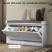 Banco Sapateira HOMCOM, casa - móveis de armazenamento Banco Sapateira HOMCOM, casa - móveis de armazenamento Branco