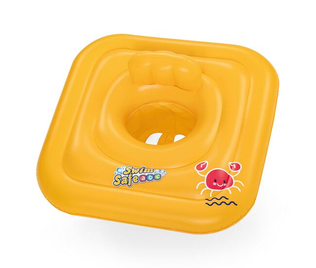 Flutuador para bebé bestway jaune caranguejo 76 x 76 cm 1-2 anos (1 unidade)