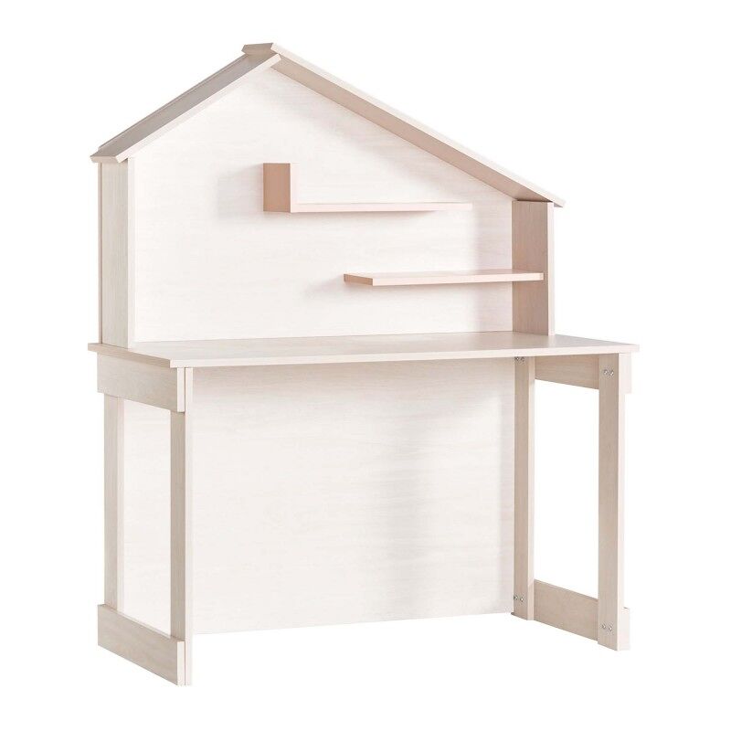 Mesa de escritório rosa 148,4x117,6x58cm