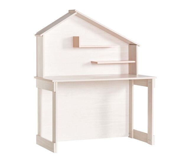 Mesa de escritório rosa 148,4x117,6x58cm