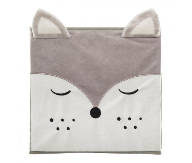Caixa de arrumação em cartão gris 29x29x29cm