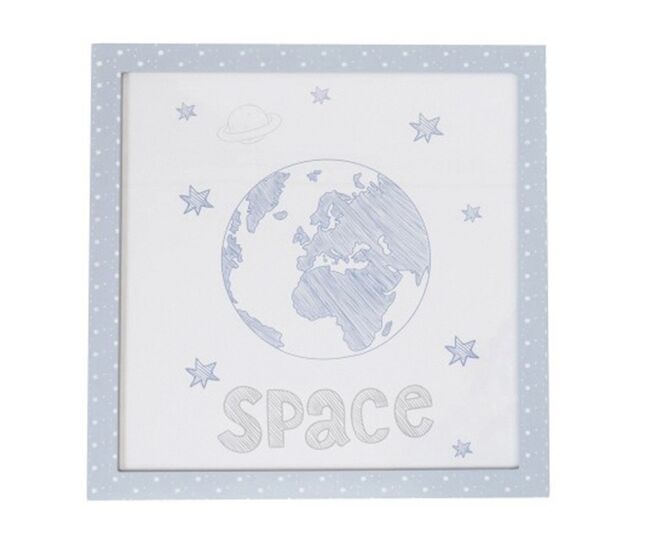 Quadro em mdf bleu 38x40cm