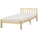 Beliani Cama Pinho FLORAC Beliani Cama Pinho FLORAC Castanho