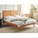Beliani Cama MDF ISTRES 169x205 Beliani Cama MDF ISTRES 169x205 Castanho