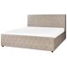 Beliani Cama con almacenaje Terciopelo AMIENS 191x217 Beliani Cama con almacenaje Terciopelo AMIENS 191x217 Bege