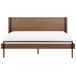 Beliani Cama MDF LIBERMONT 204x208 Beliani Cama MDF LIBERMONT 204x208 Castanho