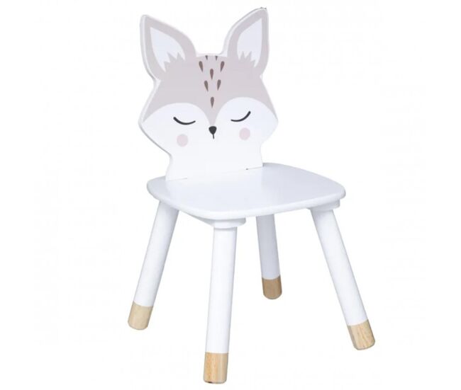 Cadeira infantil em mdf blanc 52,5x28x28cm