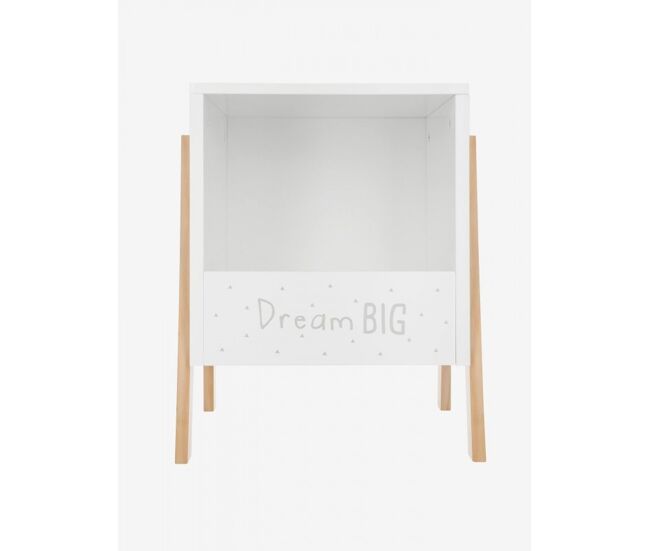 Mesa de cabeceira em mdf blanc 40x33øcm