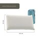 Almohada Viscoelástica Aloe Vera Infantil 30x50cm con Bolsa Transporte 30x50 Almohada Viscoelástica Aloe Vera Infantil 30x50cm con Bolsa Transporte 30x50 Branco/cinza