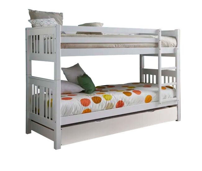 Beliche + gaveta para arrumação madeira blanche lavada 90x190cm