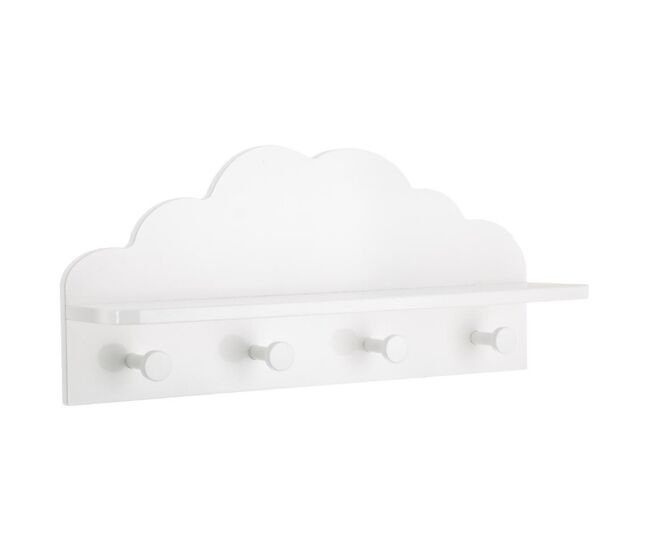 Nube suporte de 4 cabides 12x48x22cm