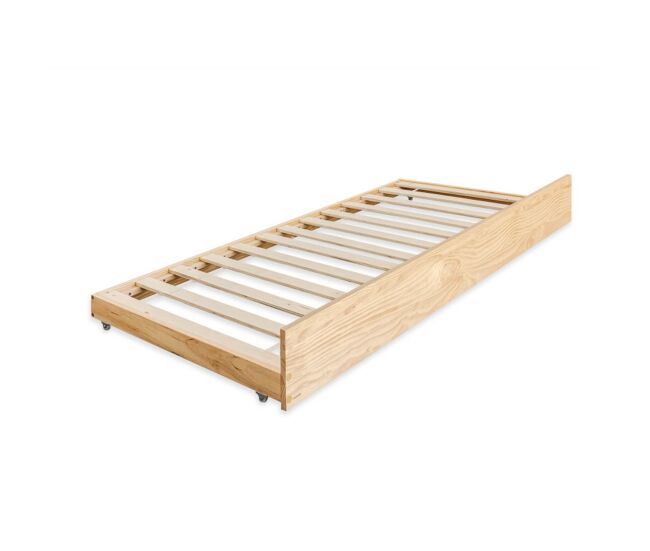 Cama de madeira de pinho 90x180 cm