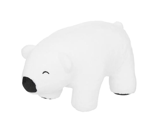 Puff urso mdf blanc 34x60x30cm