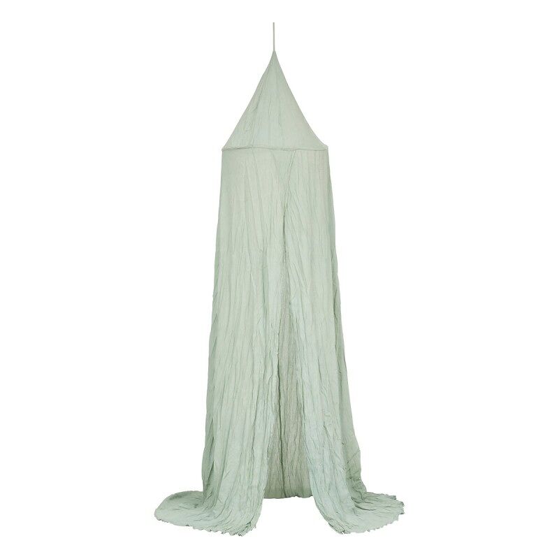 Cobertura da cama de algodão verde anna 350x250x50cm