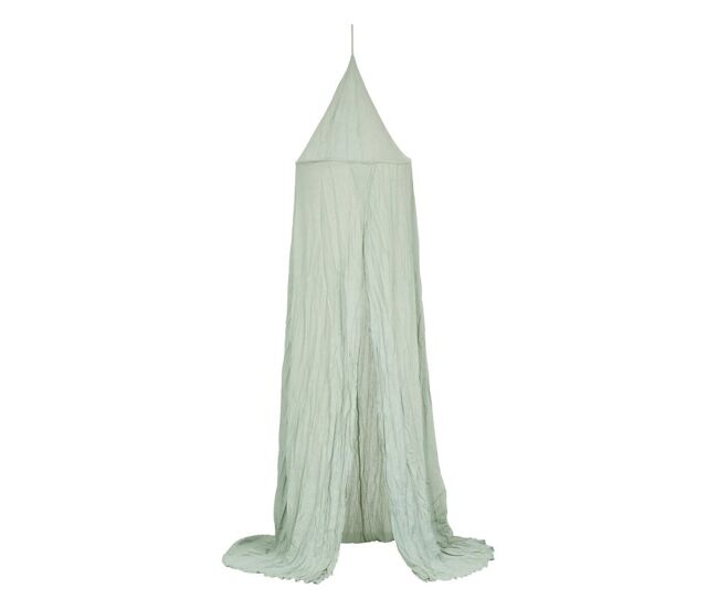 Cobertura da cama de algodão verde anna 350x250x50cm