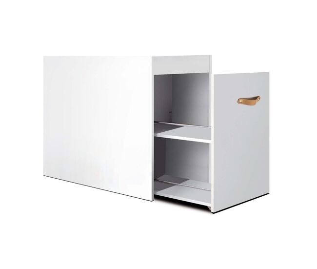 Unidade de armazenamento de sapatos aurora 74x100/115x42 cm