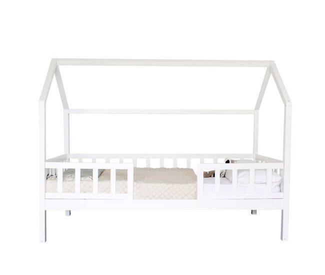 Cama casinha com grades madeira blanche 90x190 cm