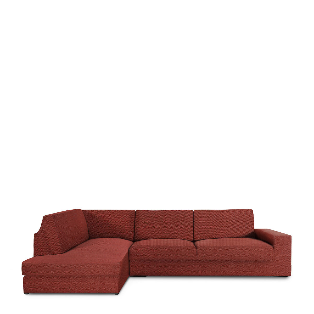 Capa do sofá eysa jaz vermelho escuro 110 x 120 x 500 cm