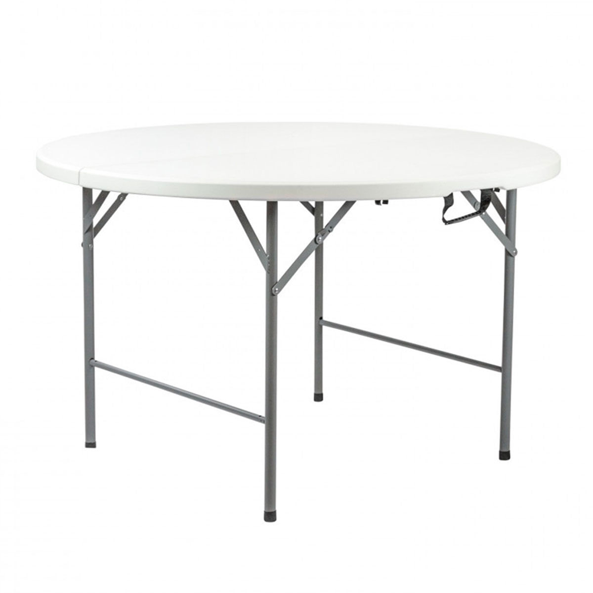 Mesa Dobrável Portátil Resina Efeito Granito 7house 121x121