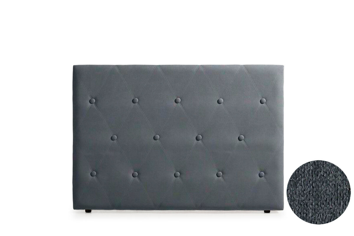 Cabeceira estofada venice aqualine 130x115x12 cm - moonia