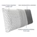 Almofada Viscoelástica Carbon Plus 120x40 Almofada Viscoelástica Carbon Plus 120x40 Branco/Cinza