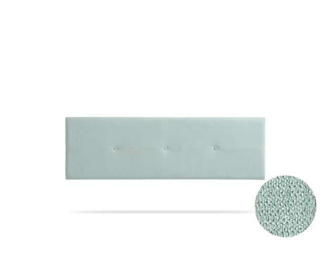 Cabeceira estofada napoli aqualine 130x50x5 cm - moonia