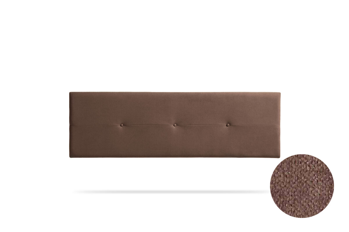 Cabeceira Estofada NAPOLI Aqualine 145 Chocolate