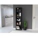 Estante Home Xs em melamina, com 5 níveis de prateleiras e design elegante 45 Estante Home Xs em melamina, com 5 níveis de prateleiras e design elegante 45 Preto