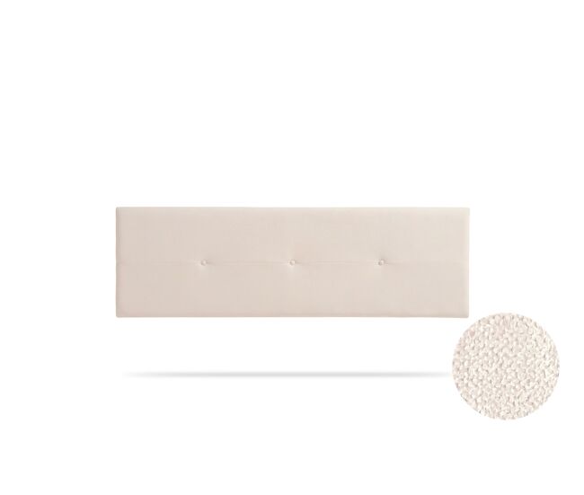 Cabeceira estofada napoli aqualine 130x50x5 cm - moonia