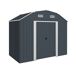 Abrigo de Exterior Aço galvanizado Outsunny Abrigo de Exterior Aço galvanizado Outsunny Cinza